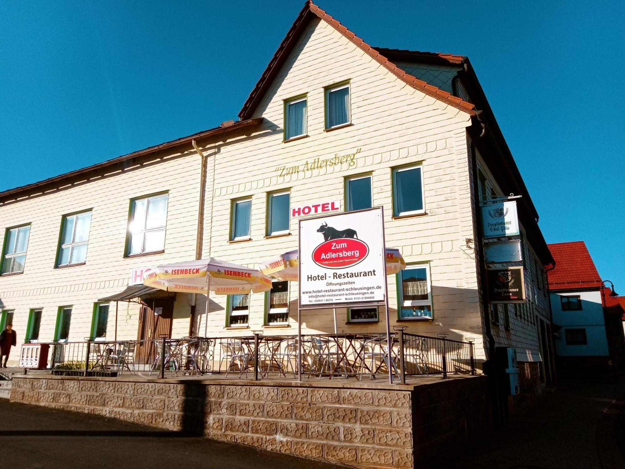 Hotel & Restaurant Zum Adlersberg Schleusingen Exterior photo